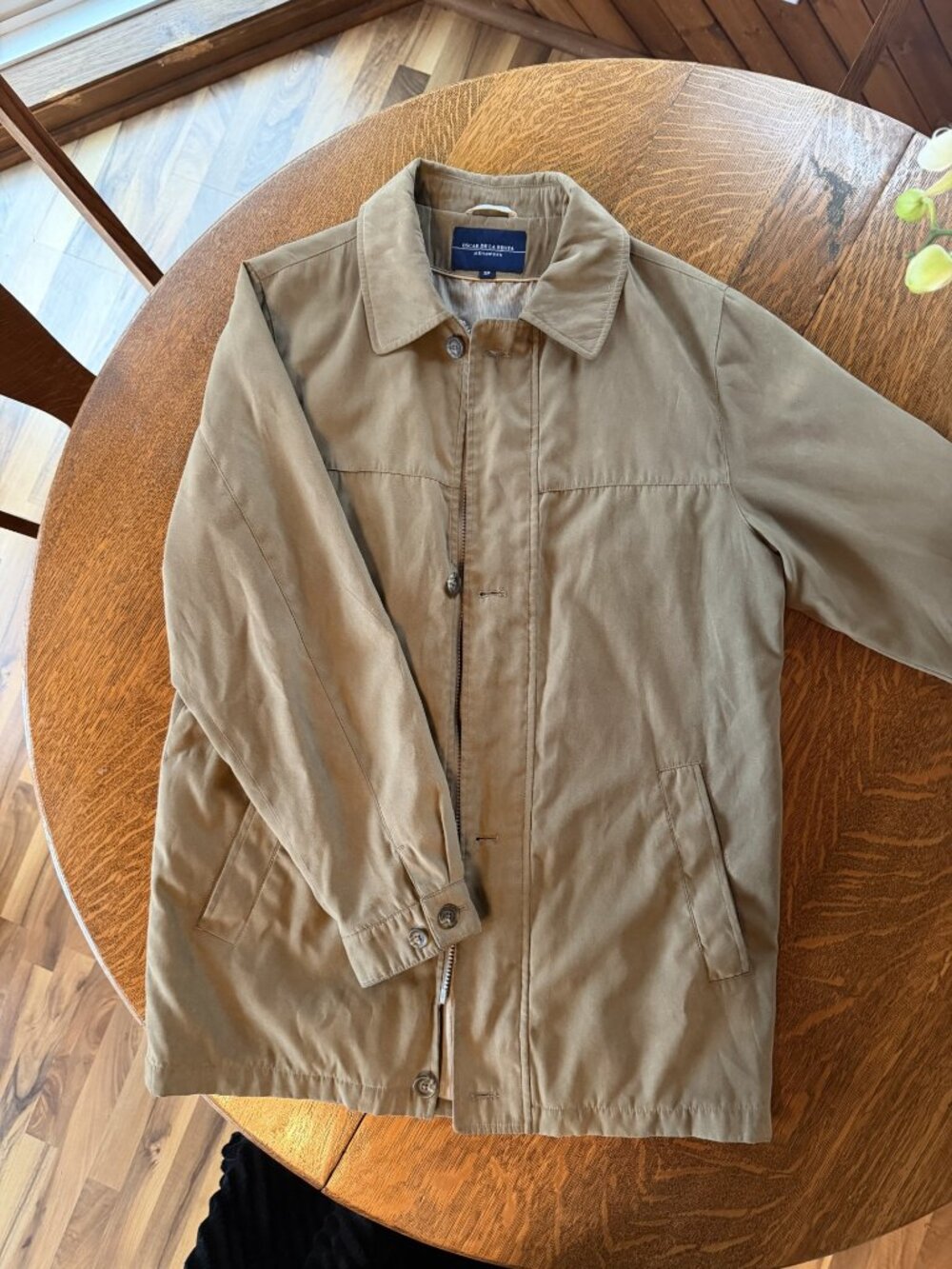 Oscar de la Renta // Marco Jacket // Khaki suede